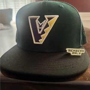 New Era Green and Black Cap with Embroidered Logo